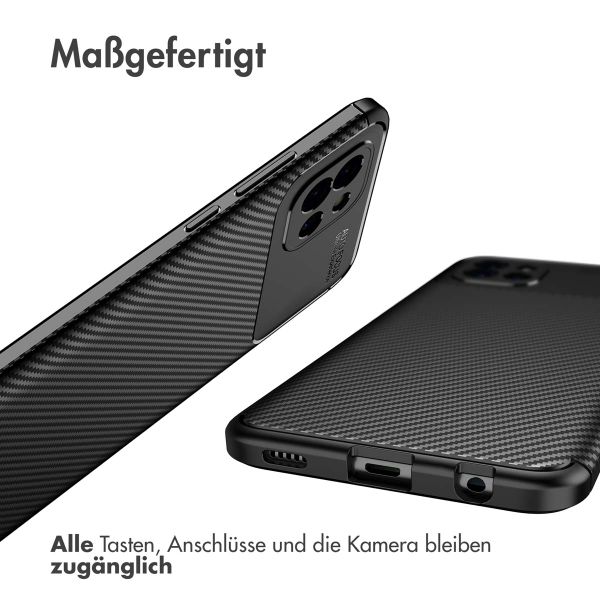 imoshion Carbon-Hülle für das Samsung Galaxy A03 - Schwarz