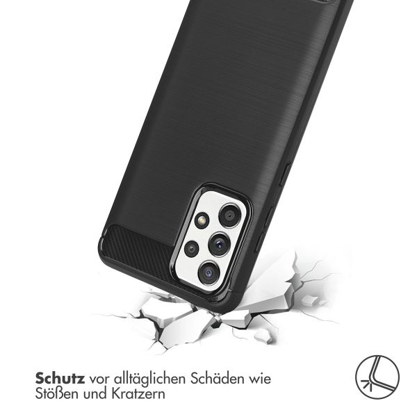 imoshion Brushed Back Cover für das Samsung Galaxy A52(s) (5G/4G) - Schwarz