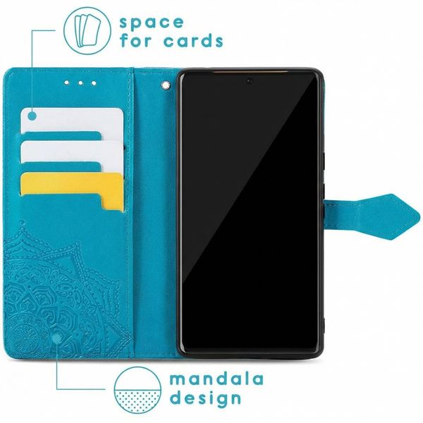 imoshion Mandala Klapphülle Google Pixel 6 Pro - Türkis