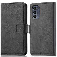 imoshion Luxuriöse Klapphülle Motorola Moto G62 - Schwarz