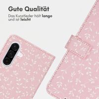imoshion Design Klapphülle Samsung Galaxy A36 - Pink Bazaar Flowers