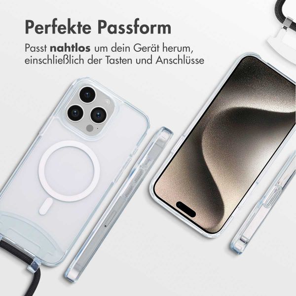 imoshion MagSafe Hülle mit abnehmbarem Band Apple iPhone 15 Pro Max - Transparent
