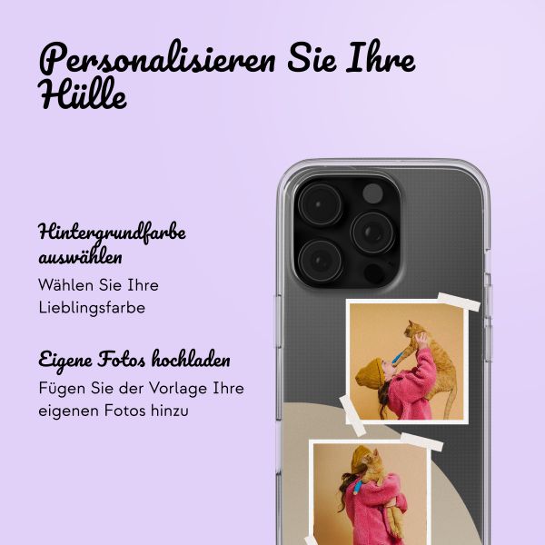 Personalisierte Hülle mit Filmrolle N°2 iPhone 16 Pro Max - Transparent