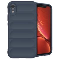 imoshion EasyGrip Back Cover für das Apple iPhone Xr - Dunkelblau