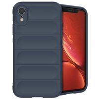 imoshion EasyGrip Back Cover für das iPhone Xr - Dunkelblau