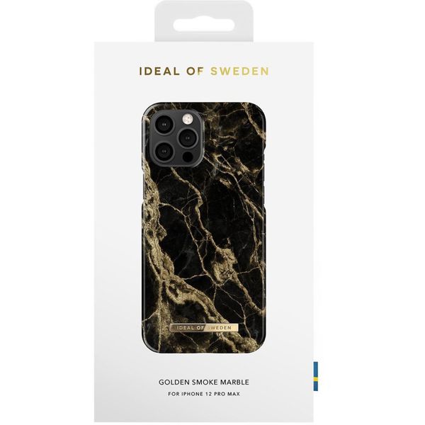 iDeal of Sweden Fashion Back Case Apple iPhone 12 Pro Max - Golden Smoke Marble