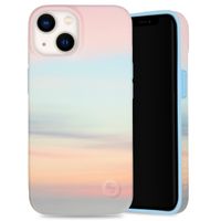 Selencia Aurora Fashion Back Case für das iPhone 14 - ﻿Strapazierfähige Hülle - 100 % recycelt - Sky Sunset Multicolor