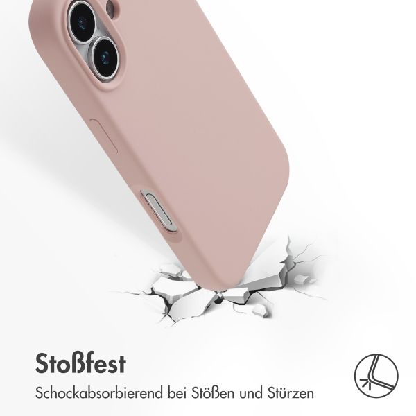 Accezz Liquid Silikoncase mit MagSafe Apple iPhone 17 - Rosa