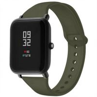 imoshion Silikonband für die Amazfit GTS / BIP - Dunkelgrün