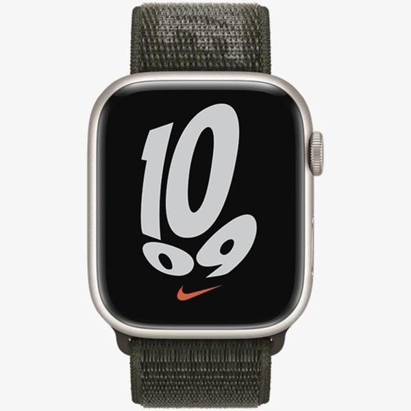 Apple Nike Sport Loop Armband für das  Apple Watch Series 1 t/m 11 / SE / Ultra (44/45/46/49 mm) - Cargo Khaki