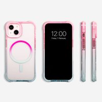 Selencia Gradient MagSafe Back Cover Apple iPhone 13 - Rosa / Blau