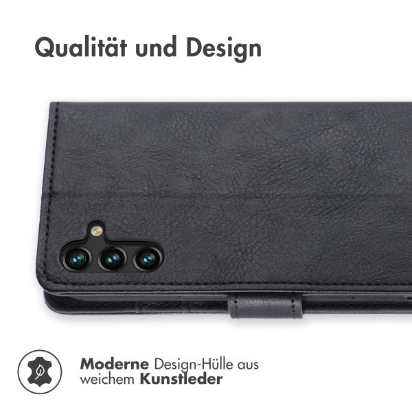 imoshion Luxuriöse Klapphülle Samsung Galaxy A13 (5G) / A04s - Schwarz