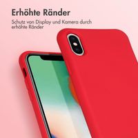 imoshion Color Backcover mit abtrennbarem Band Apple iPhone X / Xs - Rot