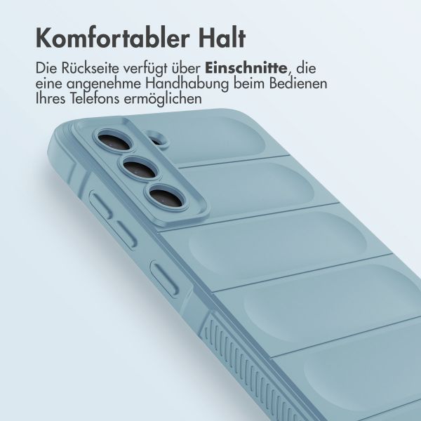 imoshion EasyGrip Back Cover für das Samsung Galaxy S21 FE - Hellblau