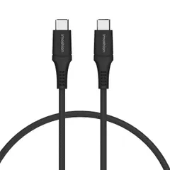 imoshion Braided USB-C-zu-USB-C Kabel - 0,5 Meter - Schwarz