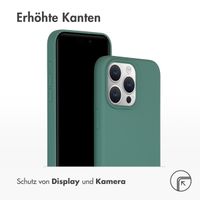 Accezz Liquid Silikoncase mit MagSafe Apple iPhone 15 Pro Max - Dunkelgrün
