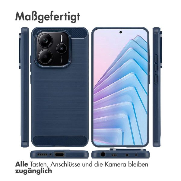 imoshion Brushed Back Cover Xiaomi Redmi Note 14 (5G) - Dunkelblau