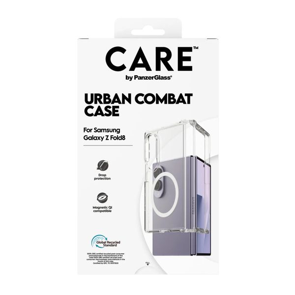 CARE by PanzerGlass Urban Combat Case Samsung Galaxy Z Fold 8 - Transparent