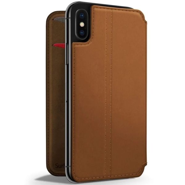 Twelve South SurfacePad Klapphülle für das iPhone X - Braun