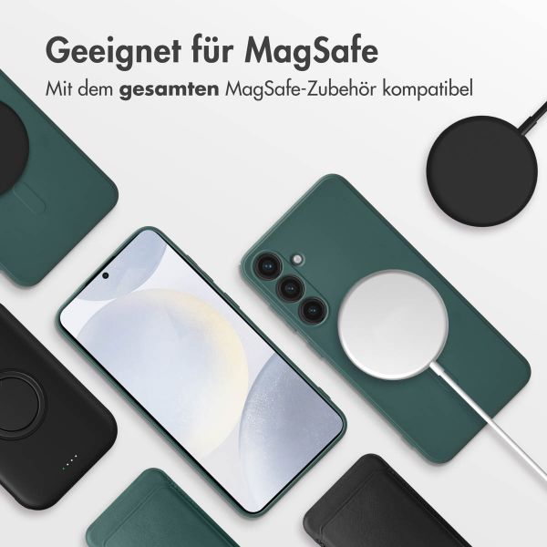 imoshion Color Back Cover mit MagSafe Samsung Galaxy S24 Plus - Dunkelgrün