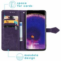 imoshion Mandala Klapphülle Oppo Find X5 5G - Violett