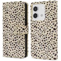 imoshion Design Klapphülle für das Xiaomi Redmi Note 13 (5G) - Black And White Dots