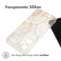 imoshion Design Hülle Xiaomi Redmi Note 12 Pro (5G) - Golden Leaves Transparent