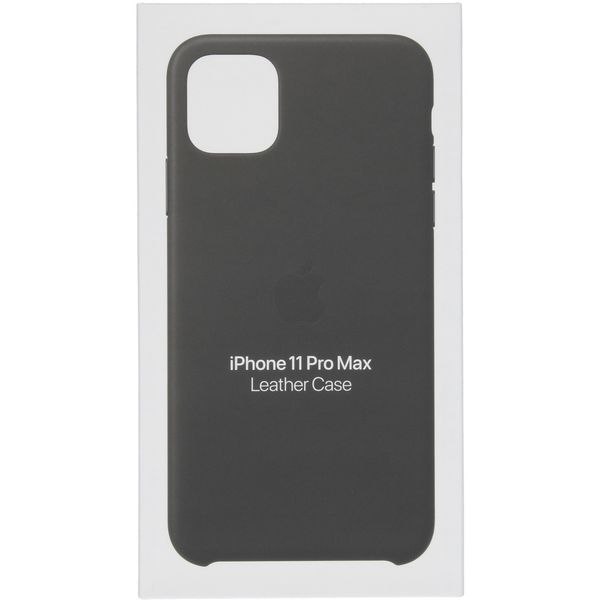 Apple Leder-Case Schwarz für das Apple iPhone 11 Pro Max