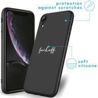 imoshion Design Hülle iPhone Xr - Fuck Off - Schwarz