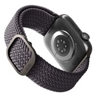 Uniq Aspen Geflochtenes Armband für die Apple Watch Series 1 bis 9 / SE (38/40/41 mm) | Series 10 (42 mm) - Granitgrau