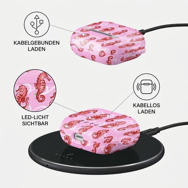 Burga Hardcase Hülle  Apple AirPods 3 - Coral Reef