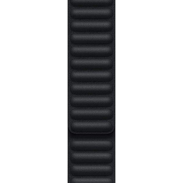 Apple Leather Link Armband für das  Apple Watch Series 1 t/m 11 / SE / Ultra (44/45/46/49 mm) - Größe S/M - Midnight