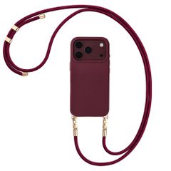 Selencia Universal Handyband mit 2 Haken - verstellbar - Bold Burgundy