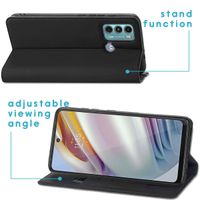 imoshion Slim Folio Klapphülle für das Motorola Moto G60 - Schwarz