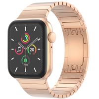 Selencia Edelstahl Gliederarmband für das  Apple Watch Series 1 t/m 11 / SE / Ultra (44/45/46/49 mm) - Rosé gold