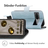 imoshion Luxuriöse Klapphülle Google Pixel 7a - Hellblau