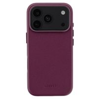 Accezz MagSafe Leather Backcover Apple iPhone 18 Pro / 17 Pro - Heath Purple