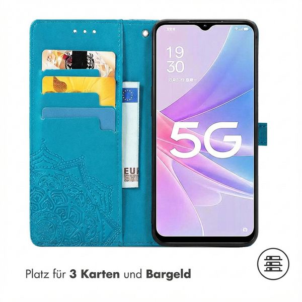 imoshion Mandala Klapphülle Oppo A58 - Türkis