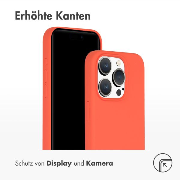 Accezz Liquid Silikoncase Apple iPhone 15 Pro - Nectarine