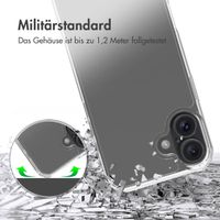 Accezz Xtreme Impact Case für das Apple iPhone 16 Plus - Transparent