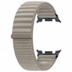 Samsung Original Fabric Armband f&uuml;r  Samsung Galaxy Watch 9 (40/44mm) / Watch 8 (40/44mm) / Classic (46mm) - Gr&ouml;&szlig;e M/L - Cream