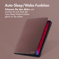 Accezz Classic Tablet Case Apple iPad Pro 12.9 (2022) / Pro 12.9 (2021) / Pro 12.9 (2020) - Braun