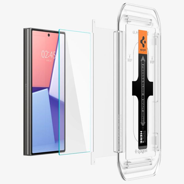 Spigen GLAStR Fit Displayschutzfolie + Applicator 2-pack für das Samsung Galaxy Z Fold 6