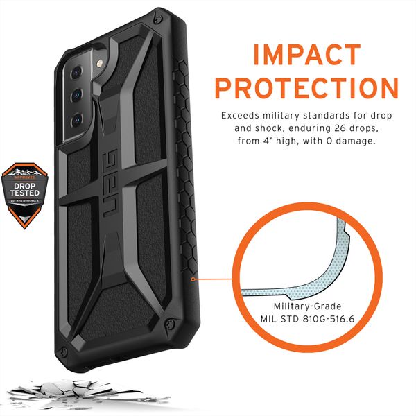 UAG Monarch Case für das Samsung Galaxy S21 Plus - Schwarz