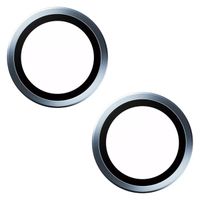 PanzerGlass Kameraprotektor Hoop Optic Rings für das iPhone 15 / 15 Plus - Blue