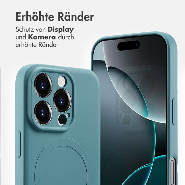 imoshion Color Back Cover mit MagSafe Apple iPhone 16 Pro - Smoke Green