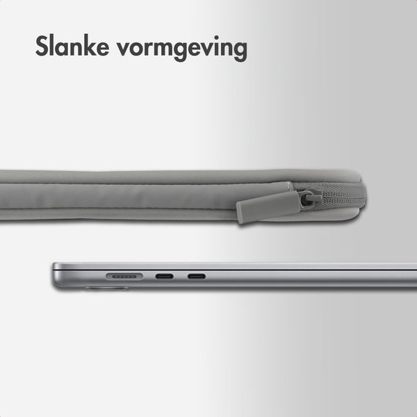 Accezz Laptop Hülle 15-16 Zoll - Laptop Sleeve - Slate Gray