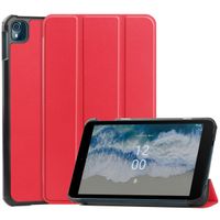 imoshion Trifold Klapphülle für das Nokia T10 - Rot