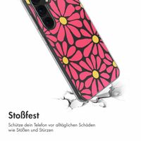 imoshion  Design Hülle für das Samsung Galaxy S24 - Dusty Rose Flowers Connect