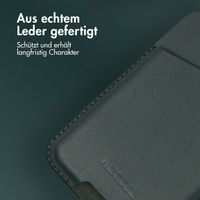 Accezz Leather Cardholder MagSafe - Kartenhalter mit MagSafe - Cedar Green